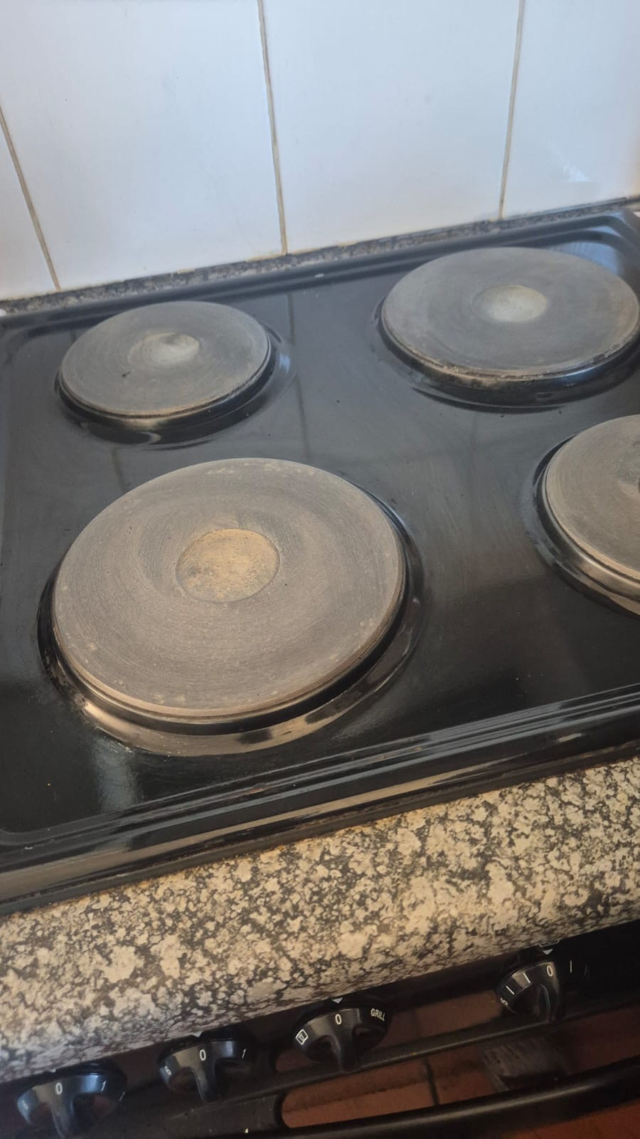 Stove after cleaning